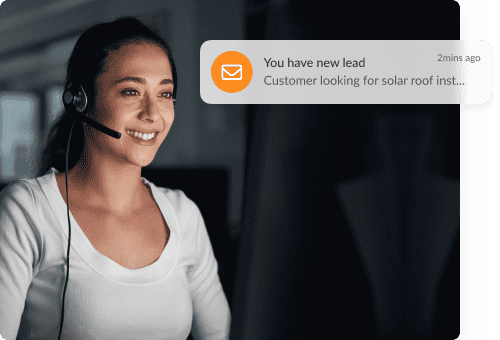 solar female receptionist